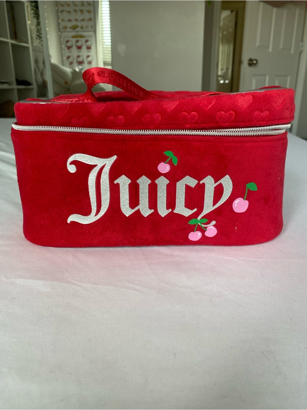 Juicy Couture Red Velvet Cherry Cosmetic bag